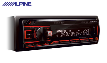Alpine UTE-204DAB – Autoradio mit DAB, Bluetooth, USB