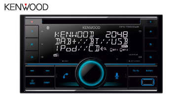 Kenwood DPX-7300DAB – 2-Din Autoradio mit CD, DAB, Bluetooth