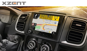 XZENT X-F275 – Mediencenter / Navigationssystem für Fiat Ducato