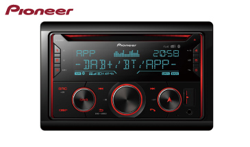 Pioneer FH-S820DAB – 2-Din Autoradio mit DAB, Bluetooth, USB