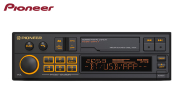 Pioneer SXT-C10PS – Retro Autoradio mit DAB, Bluetooth, USB